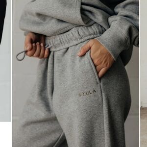 P'tula Comfort Fleece Gray Sweatpants NWT XS